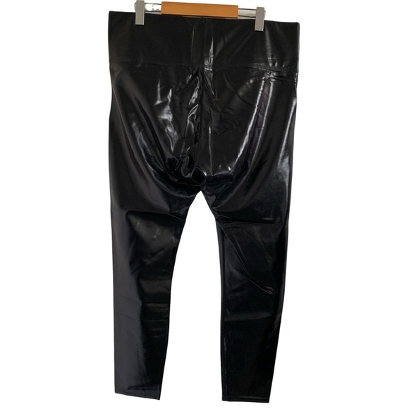 knix x The Birds Papaya Legging Womens XXL Black Liquid Sleek New - Picture 5 of 8